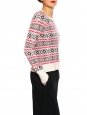 NEIGE White, red and black printed ski jumper Retail price €185 Size 36