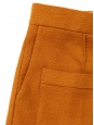 Mustard yellow tweed high waisted shorts Retail price €590 Size 36