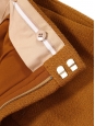 Mustard yellow tweed high waisted shorts Retail price €590 Size 36