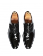 Chaussures Richelieu en cuir verni et suède noir Prix boutique 610€ Taille 43,5