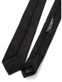 Black slim silk tie Retail price €125