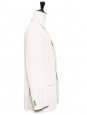 Ecru classic blazer jacket Retail price €950 Size 50 / M