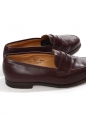 Cognac brown leather ROEDEAN loafers Retail price €495 Size 40
