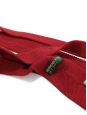 Red wool knitted squared bottom tie NEW