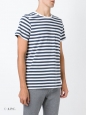 T-shirt marinière rayé bleu marine et blanc NEUF Prix boutique 80€ Taille S