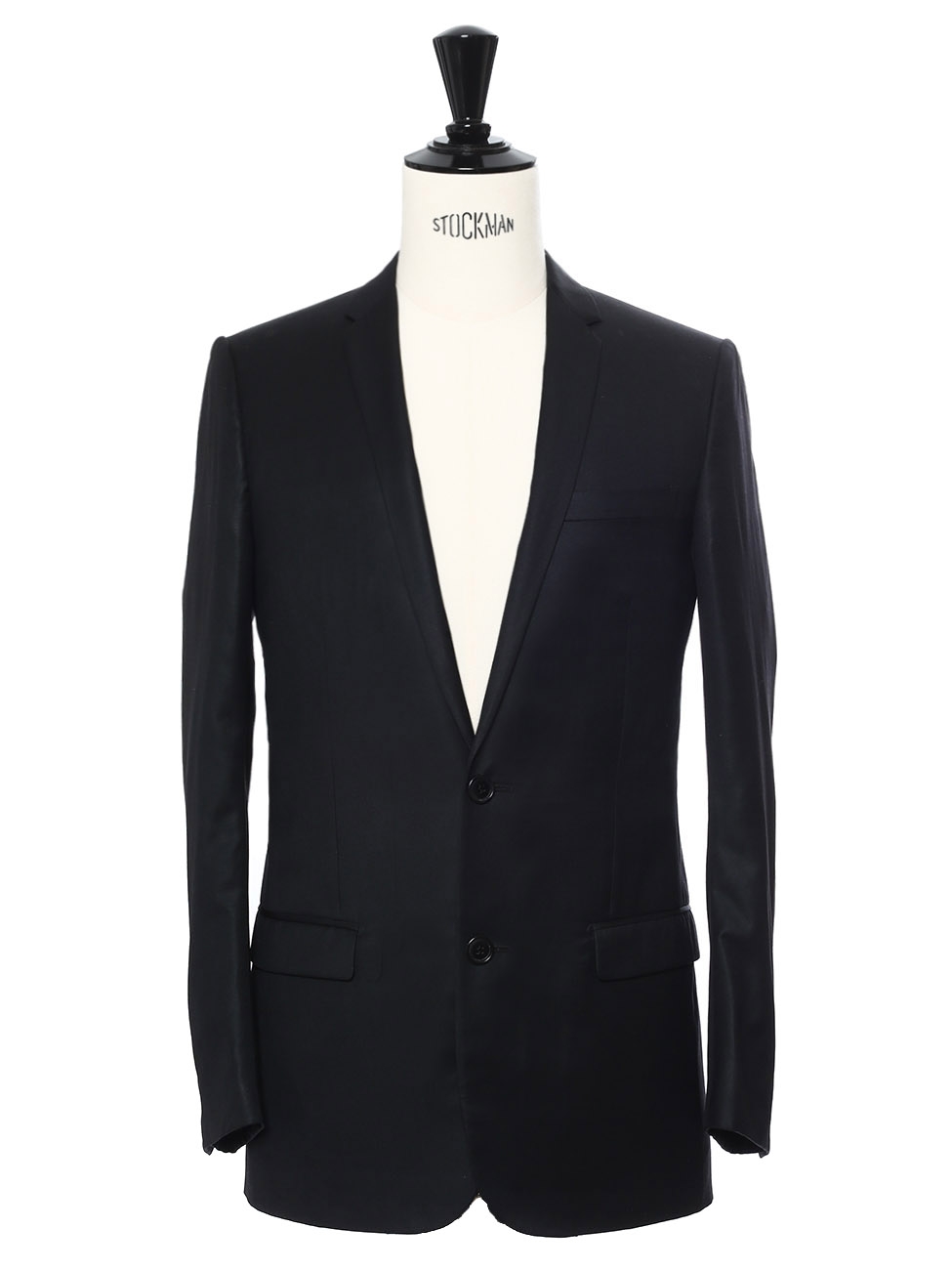 Dior luxueux costume fin en laine noire DIOR veste T 54 L pantalon 46 fr 