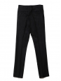 Black wool suit Retail price €2000 Size 44