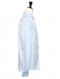 Sky blue cotton button-down Oxford shirt NEW Retail price €150 Size L