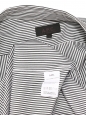 Chemise blanche à rayures bleu marine NEUVE Prix boutique 150€ Taille S
