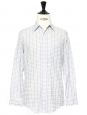 Light blue striped fine cotton shirt NEW Retail price €160 Size 38 / S