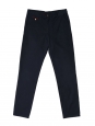 Pantalon chino BRIX en sergé de coton bleu marine NEUF Prix boutique 80€ Taille L
