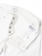 Jean coupe droite en coton denim blanc Prix boutique 145€ Taille 33