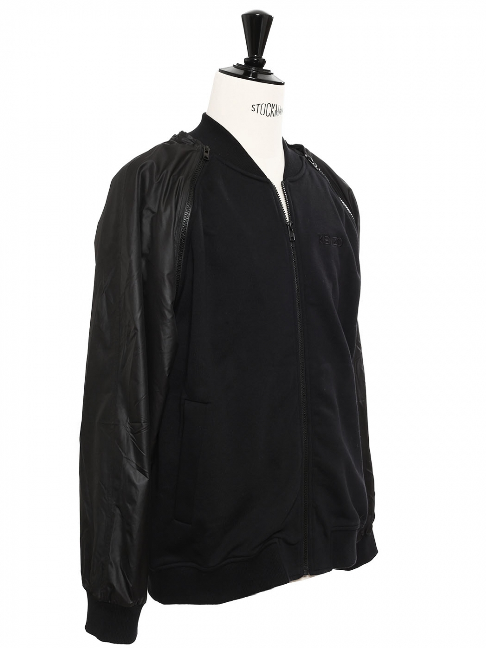 Boutique KENZO Black track jacket NEW Retail price €395 Size XL
