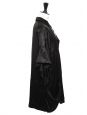 Black silk satin dress or jacket Retail price €400 Size 38