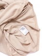 Gilet cardigan en coton et soie rose pâle NEUF Prix boutique 390€ Taille 36