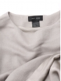 Robe manches courtes en laine et soie beige Prix boutique 1100€ Taille 36