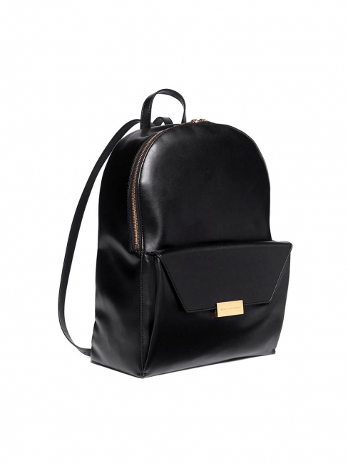 Black eco-friendly faux leather BECKETT backpack NEW Retail price €1050