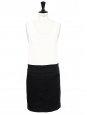 Black cotton short skirt Size 38
