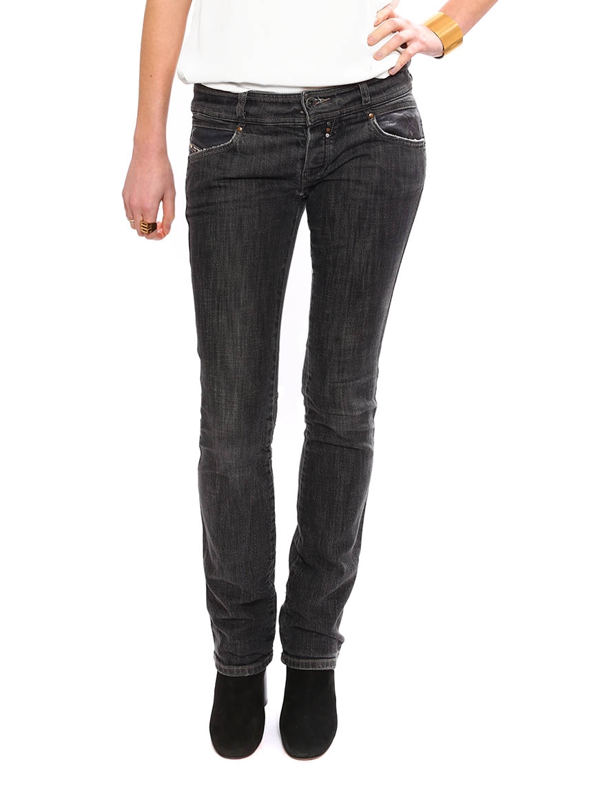 Louise Paris - DIESEL Dark grey low waist slim fit jeans Retail price € ...
