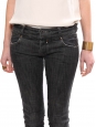 Dark grey low waist slim fit jeans Retail price €180 Size 36
