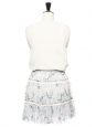 Printed silk and cotton ruffled skirt Retail price €360 Size 36
