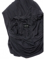 Robe manches longues en jersey drapé gris anthracite Prix boutique 1600€ Taille 36
