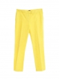 Pantalon tailleur FINLEY en gabardine de coton jaune vif Prix boutique 300€ Taille 38