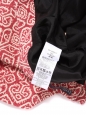 Mini jupe en coton biologique rouge brodé blanc Prix boutique 115€ Taille 38/40