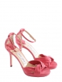 Macy pink suede stiletto heel sandals Retail price 580€ Size 36