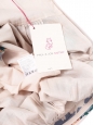 Robe bustier plissée en mousseline de soie imprimée fleuri NEUVE Prix boutique 300€ Taille 40