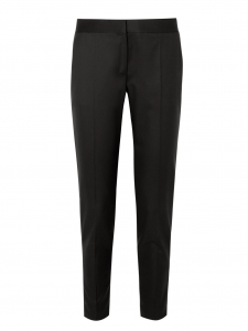 Pantalon slim fit en crêpe de laine noir Px boutique 560€ Taille 36