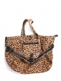 Wild leopard printed pony calfskin leather BILLY bag Retail price €1695 Size L