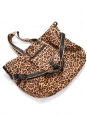 Wild leopard printed pony calfskin leather BILLY bag Retail price €1295 Size L