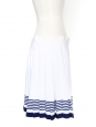 White and navy blue pleated tennis skirt Size 36