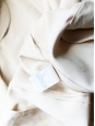 Ivory cream cinched blazer jacket Retail price €1500 Size 36