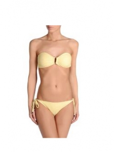 Yellow waffle PUERTO VIEJO and FORMENTERA bikini swimsuit NEW Retail price €215 Size S