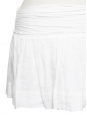 Mini jupe en lin blanc Px boutique 200€ Taille 36