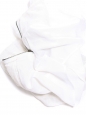 White linen low waist mini skirt Retail price €220 Size 36