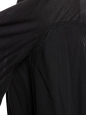Robe courte  manches longues Scallop en coton noir Px boutique 350€ Taille 36/38