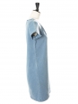 Robe manches courtes en jean bleu clair Px boutique 250€ Taille S