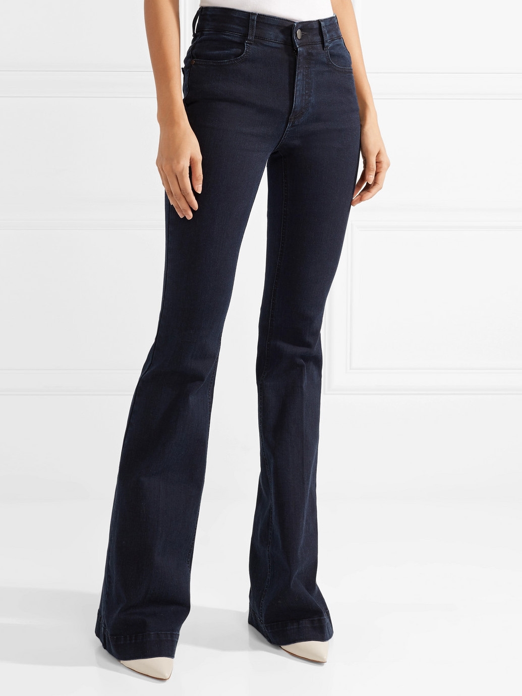Boutique STELLA MCCARTNEY Dark blue The '70s high-rise flared jeans Retail  price €325 Size 26