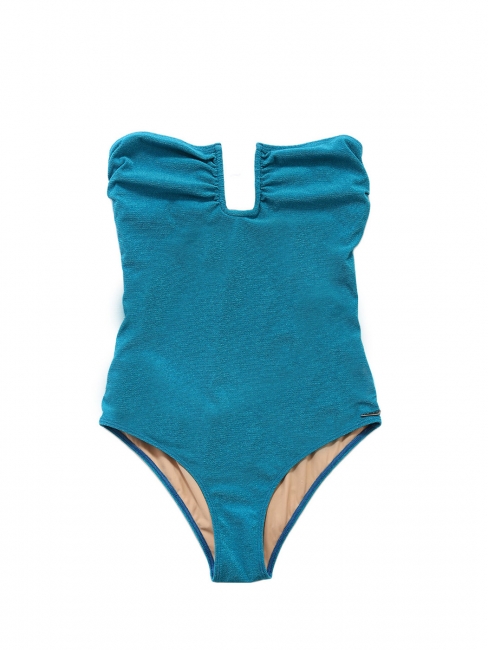 Blue green one piece open back FORTE DEI MARMI swimsuit Retail price $218 Size XS