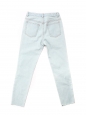 Light blue bleached out high waist slim fit jeans Retail price €160 Size 27