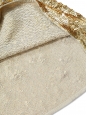 Mini-jupe brodée de sequins bronze doré Px boutique 160€ Taille 38