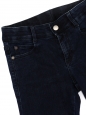 Navy blue cotton slim fit denim pants Retail price €225 Size 34