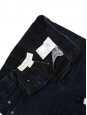 Navy blue cotton slim fit denim pants Retail price €225 Size 34