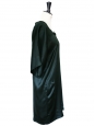 Robe kimono en soie vert sombre Px boutique environ 1000€ Taille S