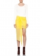 Blue tidal print asymmetrical wrap skirt Retail price $265 Size 36/38