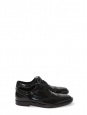 Black patent leather perforated leather brogue shoes Retail price €475 Size 38.5