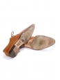 Chaussures Richelieu en cuir perforé camel Prix boutique 475€ Taille 37